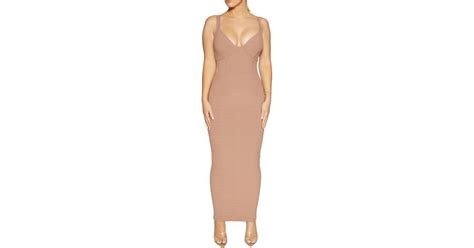 Naked Wardrobe Faux Bustier Maxi Dress Lyst