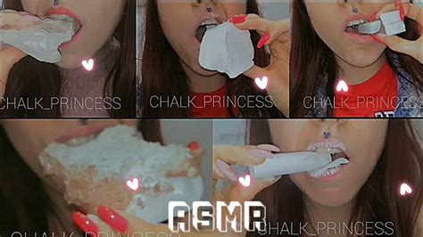 Chalk Princess Edits Chalk Eating Asmr Dry Chalk Food Mukbang Big