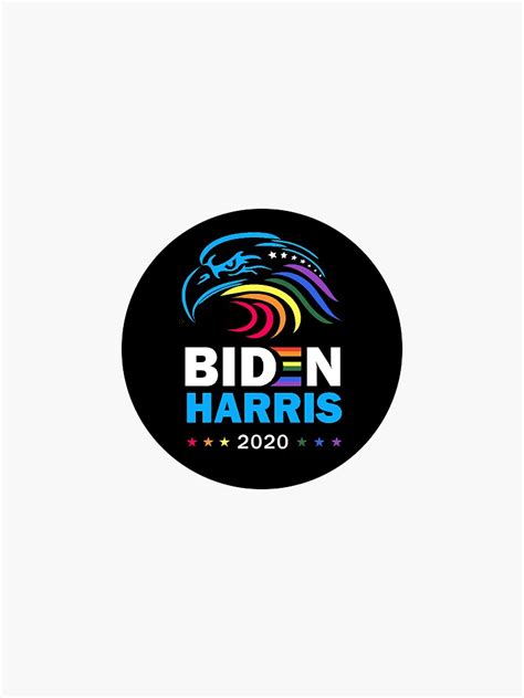Joe Biden Kamala Harris Rainbow Gay Pride LGBT Election
