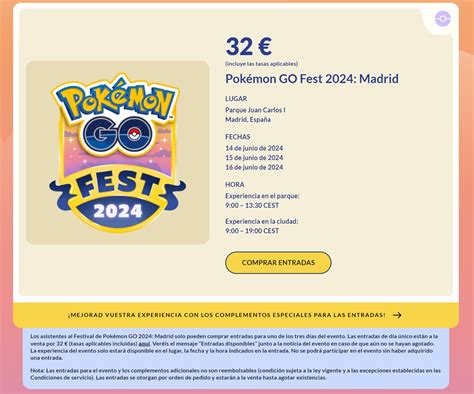 Pokémon Go Fest 2024 Madrid Fechas Lugar Duración Precio Dónde