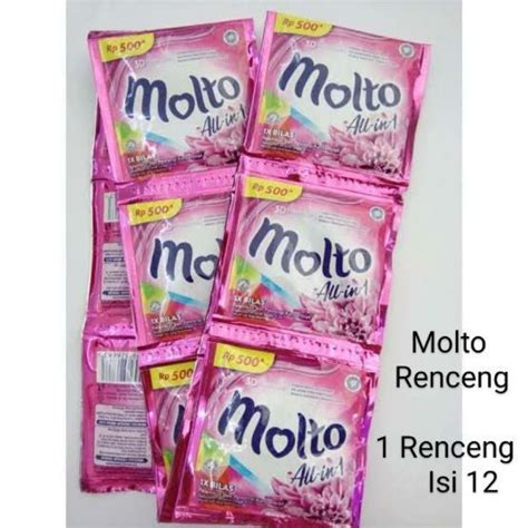 Jual Molto Pewangi All In One Renteng Isi Sachet Ml Korean