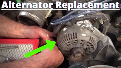 How To Replace An Alternator Ford Explorer Youtube