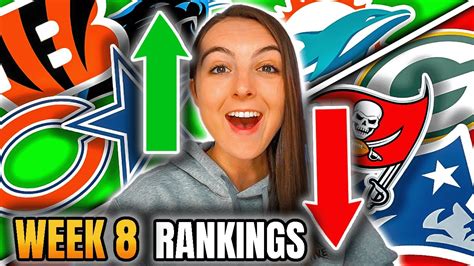 Nfl Power Rankings Week 8 2022 Youtube