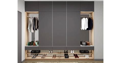 Grey Wardrobe Designs Ideas Modern Interior Look