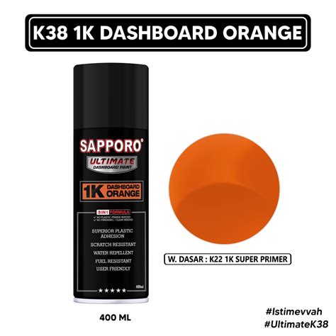 Jual Sapporo Ultimate K K Dashboard Orange Cat Spray Semprot