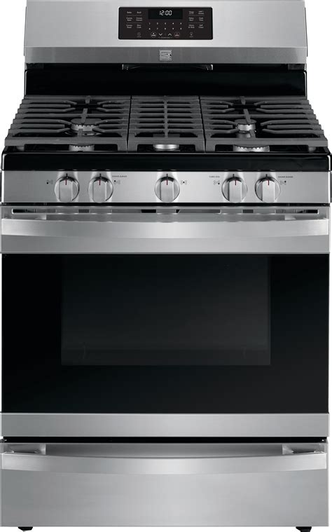 Kenmore Elite 74463 5 6 Cu Ft Gas Range With True Convection Stainless Steel