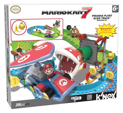 K Nex Nintendo Mario Kart Piranha Plant Slide Track Set Only