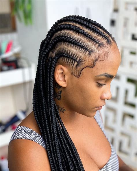 21 Latest All Back Cornrow Hairstyles Thrivenaija