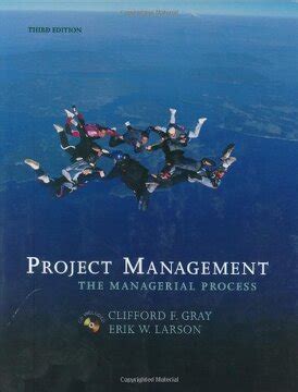 Libro Project Management The Managerial Process Mcgraw Hill De