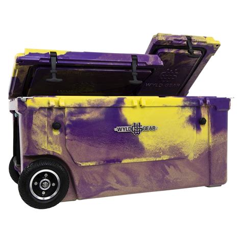 Wyld Gear 75 Quart 5025 Split Pioneer Hard Cooler Purplegold