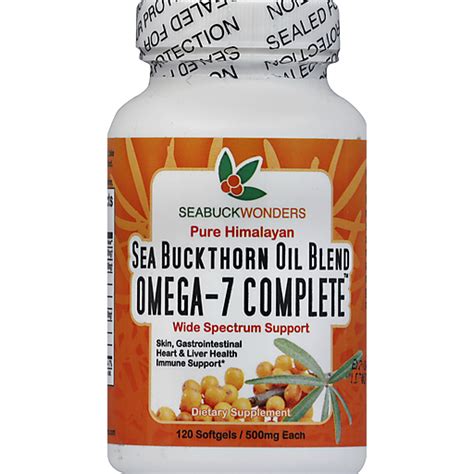 Seabuck Wonders Omega 7 Complete 120 Ea Health And Personal Care Foodtown