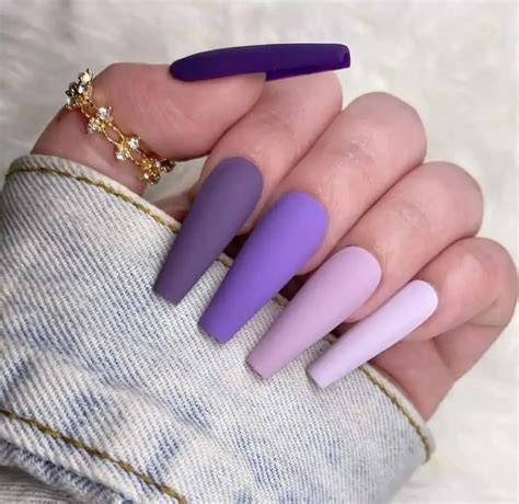 20 Fun Purple Nails Ideas To Try Out Right Away Emerlyn Closet