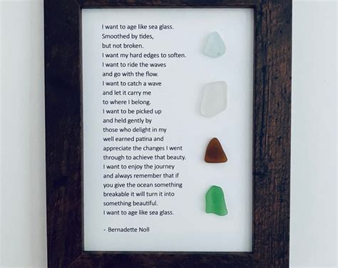 Sea Glass Art I Want To Ge Like Sea Glass Poem By Bernadette Noll Sea Glass Poem Sea Glass T