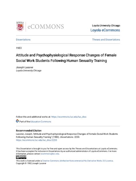 Fillable Online Attitude And Psychophysiological Response Changes Of