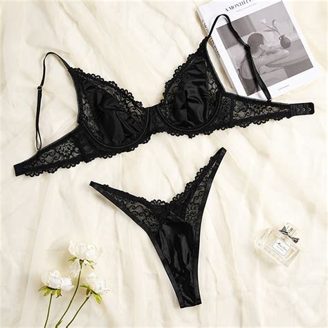 Wholesale Oem Lingerie Manufacturer Sexy Lace Mature Women Bra Set Custom Service
