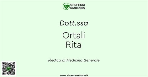 Dott Ssa Ortali Rita Medico Di Base A Casale Sul Sile TV