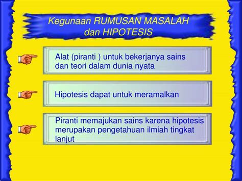 PPT RUMUSAN MASALAH DAN HIPOTESIS PowerPoint Presentation Free