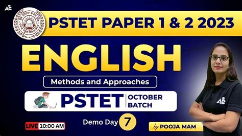 Pstet English Preparation Pstet Paper Day By Pooja