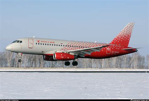 RA 89126 Rossiya Russian Airlines Sukhoi Superjet 100 95B Photo By