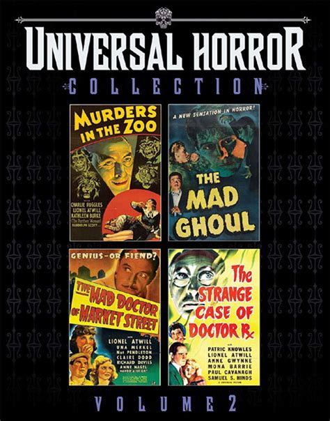 Universal Horror Collection Vol 2 Blu Ray Set