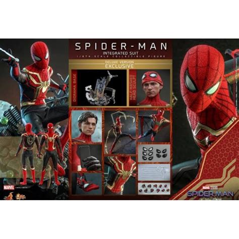 Hot Toys MMS Spider Man No Way Home Spider Man Integrated