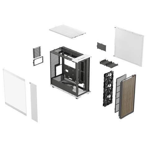 FRACTAL DESIGN North XL TG Bijela IPoncomp Hr