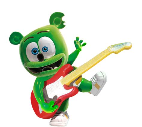 Gummybear With A Guitar Png Gummibar Transparent By Martinixx170 On