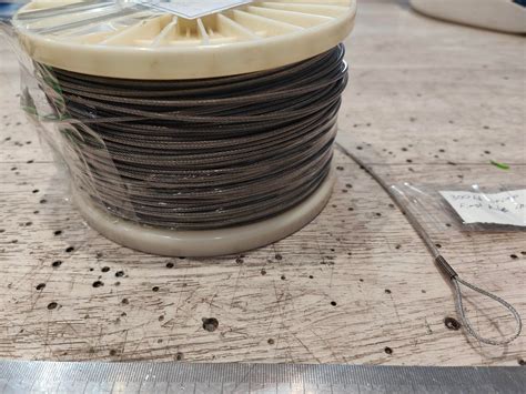 Wire Rope 15mm Pvc Clear Coated Wire 316 Stainless Steel Rope 7x7 Bu