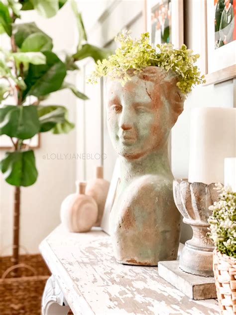 Women S Bust Planter Curated On Ltk In Outdoor Decor Home Decor