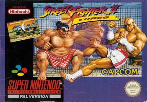 Street Fighter Ii Turbo 1993 Snes Box Cover Art Mobygames