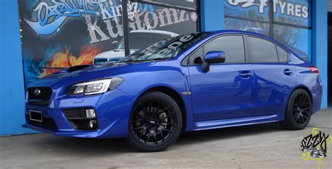 Subaru Sti Black Rims