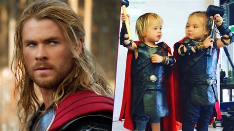 Los 3 Hijos De Chris Hemsworth Salen En Thor Love And Thunder