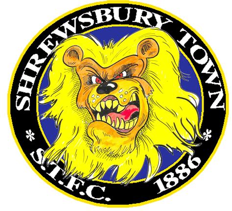 THE CARTOONSTORE: SHREWSBURY TOWN FC CARTOON BADGE