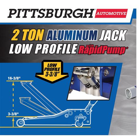 2 Ton Aluminum Racing Floor Jack With Rapid Pump