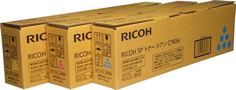 Amazon co jp RICOH SP トナーカートリッジ C M YC740H 3色セット 純正品 RICOH SP C740