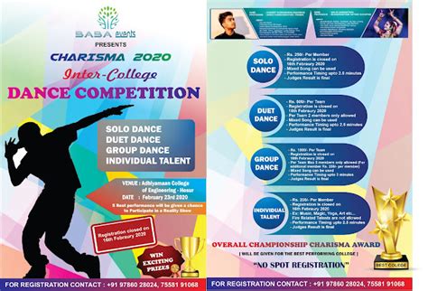 Inter School And Inter College Art And Dance Competitions Scholastic