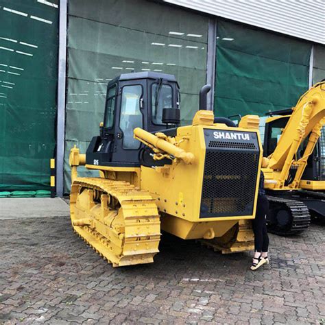 Shantui Easy Maintenance Bulldozer Track Bulldozer With Three Shank