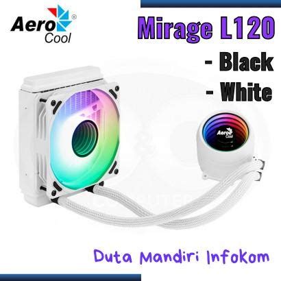 Jual Aerocool Mirage L120 I White ARGB 120mm AIO Liquid CPU Cooler