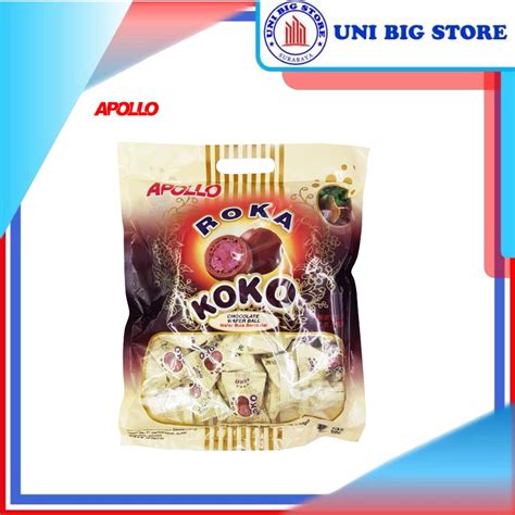 Jual Apollo Roka KOKO 50 Pcs Chocolate Wafer Choco Coklat Ball 250 Gr