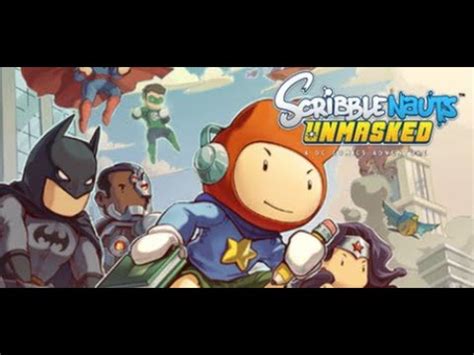 Scribblenauts Unmasked Gameplay Youtube