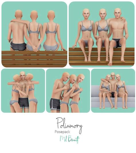 Sims Poliamory Posepack Mel Bennett In Sims Couple Poses