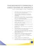 Summary The 800 Most Commonly Used Idioms In America 12233 Stuvia US