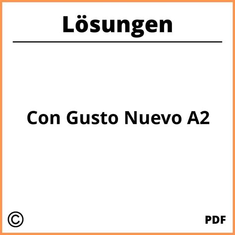 Con Gusto Nuevo A L Sungen Pdf