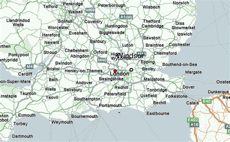 Windsor England Map - World Map Gray