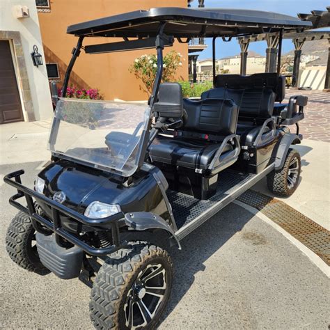 Premium 6-Seat Electric Golf Cart (Casa only) – CaboCondoVacations.com