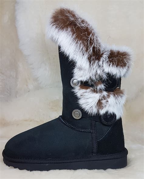 Rabbit Fur Ugg Boot Downunder Ugg Boots