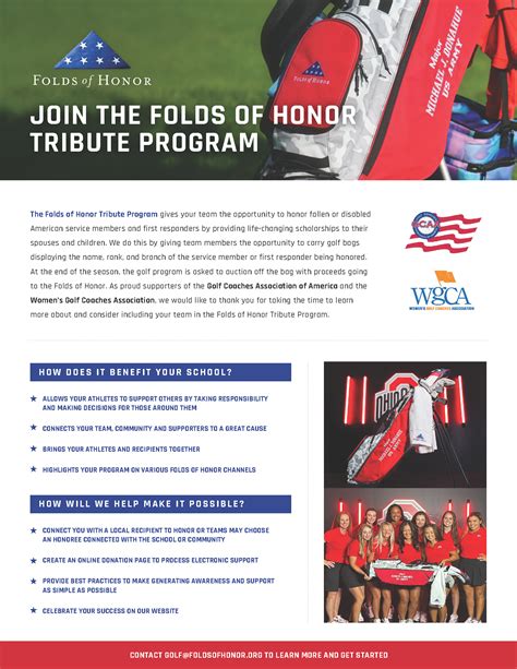 Folds Of Honor Tribute Program