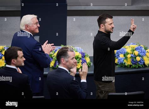 Berlin Selenskyj H Lt Eine Rede Im Bundestag Der Ukrainische Pr Sident