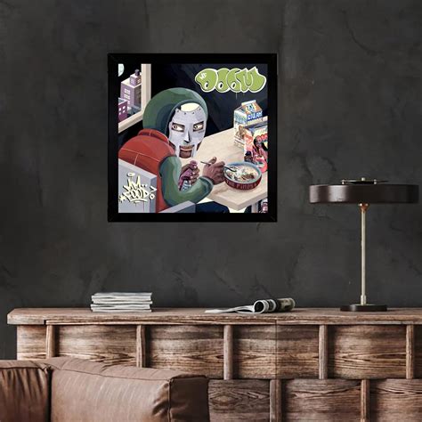 Mf Doom Mm Food Album Cover Poster Wall Art Print Or Fully Framed Available 12 Size Of