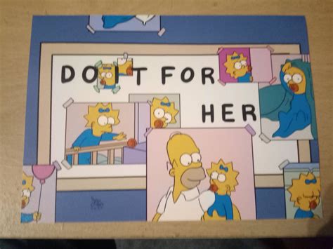 Do It For Her Art Print The Simpsons Inspired Etsy UK